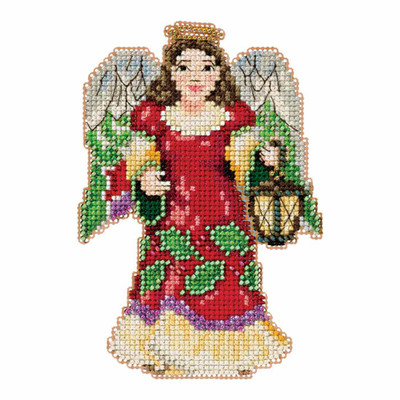 Angel with Lantern Counted Cross Stitch Kit Mill Hill 2016 Jim Shore JS201612