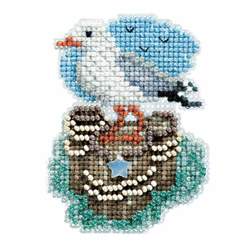 Lizard Mill Hill Bead Cross Stitch Kit