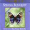 Package insert for Blue Pansy Butterfly Cross Stitch Kit Mill Hill 2017 Spring Bouquet MH181711