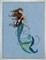 Renaissance Mermaid Kit Cross Stitch Chart, Fabric, Beads, Braid, Silk Floss MD151 Mirabilia Designs