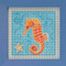 Seahorse Cross Stitch Kit Mill Hill 2018 Buttons & Beads Spring MH141813