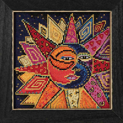 Sun and Moon Dance Cross Stitch Kit Mill Hill 2018 Laurel Burch Celestial LB141814