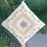Crystal Snowflake Tiny Treasured Diamond Ornament Kit 1996 Mill Hill