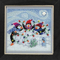 Jolly Old Elf Cross Stitch Kit Mill Hill 2018 St Nick Visit Quartet MH171833