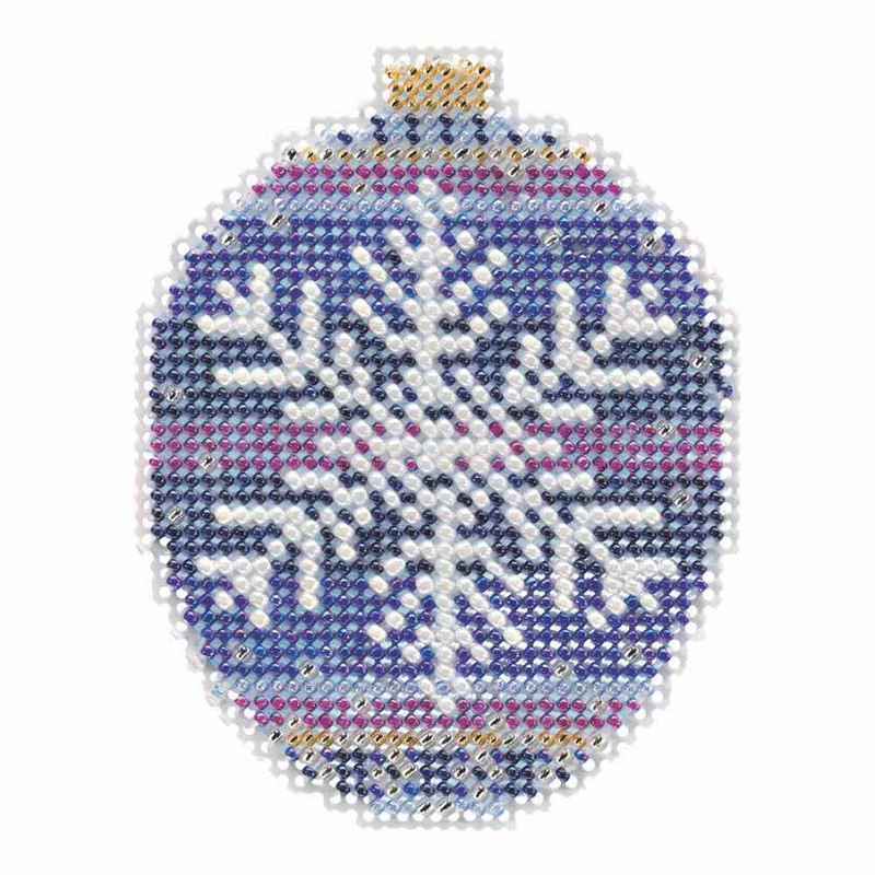 Crimson Cardinal Cross Stitch Ornament Kit Mill Hill 2018 Beaded Holiday