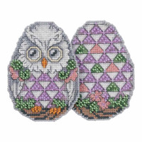 Owl Egg Counted Cross Stitch Easter Kit Mill Hill 2018 Jim Shore JS181814