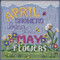 Stitched area of April Showers Cross Stitch Kit Mill Hill 2019 Buttons & Beads Spring MH141913