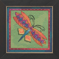Butterfly Lime 10% Off Mill Hill/Laurel Burch X-stitch/Bead Kit 