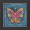 Butterfly Capri Cross Stitch Kit Mill Hill 2019 Laurel Burch Flying Colors LB141914