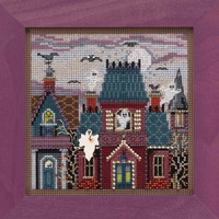 Ghost Town Cross Stitch Kit Mill Hill 2019 Buttons & Beads Autumn MH141923