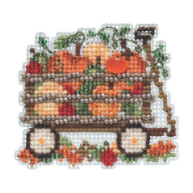 Moonstruck Manor Autumn Harvest 2019 Mill Hill Counted Glass Bead Kit w//Treasure
