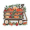 Harvest Wagon Beaded Cross Stitch Kit Mill Hill 2019 Autumn Harvest MH181924