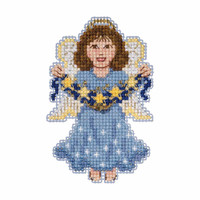 Celestial Angel Cross Stitch Ornament Kit Mill Hill 2019 Winter Holiday MH181936