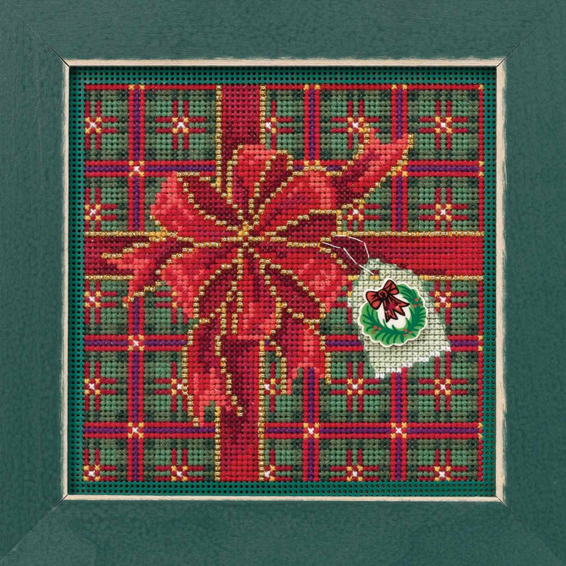 Season of Giving Cross Stitch Kit Mill Hill 2019 Buttons Beads Winter