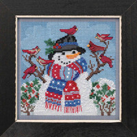 Who Trio Cross Stitch Kit Mill Hill 2013 Buttons /& Beads Winter