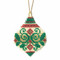 Emerald Flourish Beaded Cross Stitch Ornament Kit Mill Hill 2019 Beaded Holiday MH211911