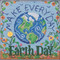 Stitched area of Earth Day Cross Stitch Kit Mill Hill 2020 Buttons & Beads Spring MH142015