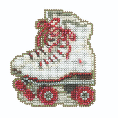 Roller Skates Beaded Cross Stitch Kit Mill Hill 2020 Spring Bouquet MH182016