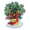 Evergreen Topiary Cross Stitch Ornament Kit Mill Hill 2020 Winter Holiday MH182035