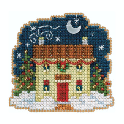 Christmas Eve Cross Stitch Ornament Kit Mill Hill 2020 Winter Holiday MH182031