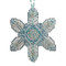 Opal Ice Snowflake Beaded Cross Stitch Ornament Kit Mill Hill 2020 Beaded Holiday MH212013