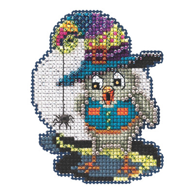 Halloween Owl Beaded Cross Stitch Kit Mill Hill 2021 Autumn Harvest MH182126
