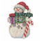 Snowman with Candy Cane Cross Stitch Ornament Kit Mill Hill 2021 Jim Shore JS202116