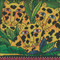 Stitched area of Leopard Cross Stitch Kit Mill Hill 2022 Laurel Burch Amazonia LB142212