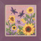 Sunflower Garden Cross Stitch Kit Mill Hill 2022 Buttons & Beads Autumn MH142221