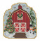 Winter Barn Cross Stitch Ornament Kit Mill Hill 2022 Winter Holiday MH182233
