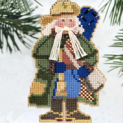 Bastel Kunstlerbedarf Eastern Star Santa Beaded Ornament Kit Mill Hill 2000 Starlight Santas Kreuzstickerei Soseteg It