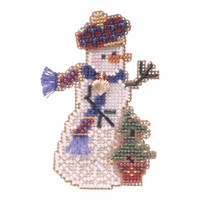 Holiday Tree Snow Charmer Mill Hill Bead Christmas Ornament Kit 2003
