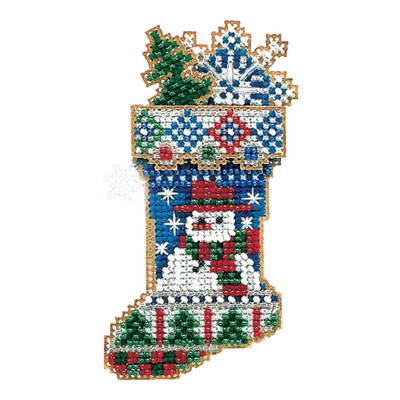 Mr Snowflake Stocking Ornament Kit Mill Hill 2004 Charmed Stockings