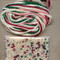 Materials included in Curly Ho Ho Bead Christmas Ornament Kit Mill Hill 2004 Winter Holiday