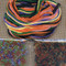 Materials included in Black Kitty Magic Beaded Halloween Kit Mill Hill 2004 Autumn Harvest
