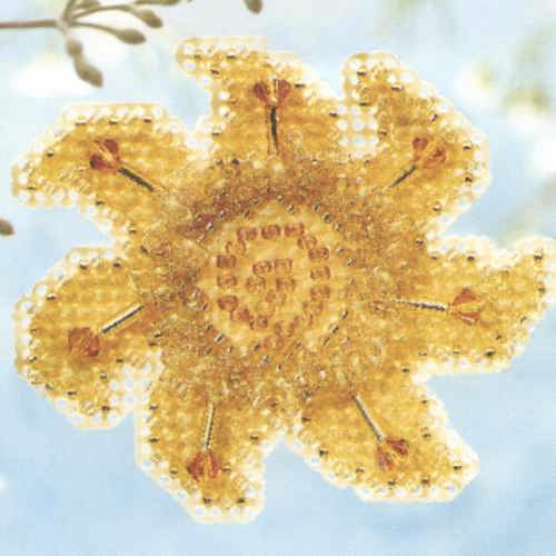 Spring Collection Golden Sun Glass Bead Treasure Mill Hill