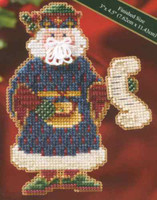 Canterbury Santa Beaded Ornament Kit Mill Hill 2006 Medieval Santas