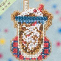 Root Beer Float Beaded Cross Stitch Kit Mill Hill 2009 Spring Bouquet