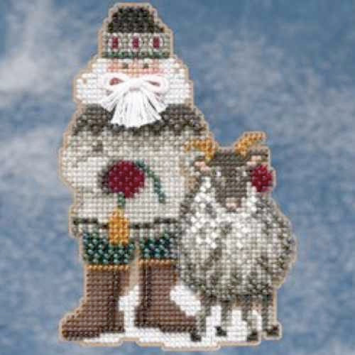 Mt Rainier Santa Bead Ornament Kit Mill Hill 2004 Mountaineer Santas