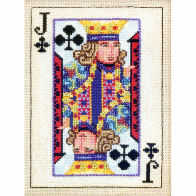 Jack of Clubs Beaded Cross Stitch Kit Mill Hill 2010 Jim Shore Cards (JS300202)