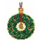 Emerald Wreath Beaded Ornament Kit Mill Hill 2011 Christmas Jewels