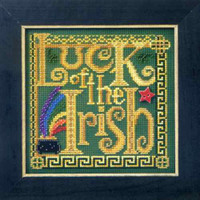 Luck of the Irish Beaded Kit Mill Hill 2012 Buttons & Beads Spring