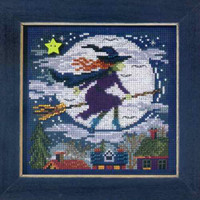 Witch Way Cross Stitch Kit Mill Hill 2013 Buttons & Beads Autumn