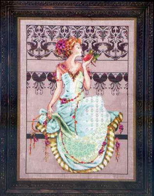 Persephone Kit Cross Stitch Chart Beads Silk Floss Mirabilia MD127