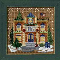 Post Office Cross Stitch Kit Mill Hill 2006 Buttons & Beads Winter