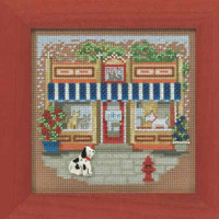 Pet Shoppe Cross Stitch Kit Mill Hill 2014 Buttons & Beads Spring