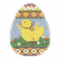 Chick Egg Beaded Cross Stitch Kit Mill Hill 2014 Spring Bouquet