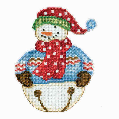Jingle Snowbell Cross Stitch Kit Debbie Mumm 2014 Snowbells