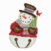 Frank Snowbell Cross Stitch Kit Debbie Mumm 2014 Snowbells