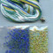 Materials included in Blue Topaz Beaded Cross Stitch Kit Mill Hill 2014 Christmas Jewels